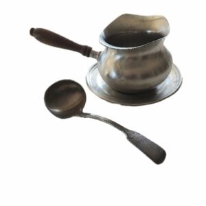 Vintage Preisner Pewter Gravy Boat